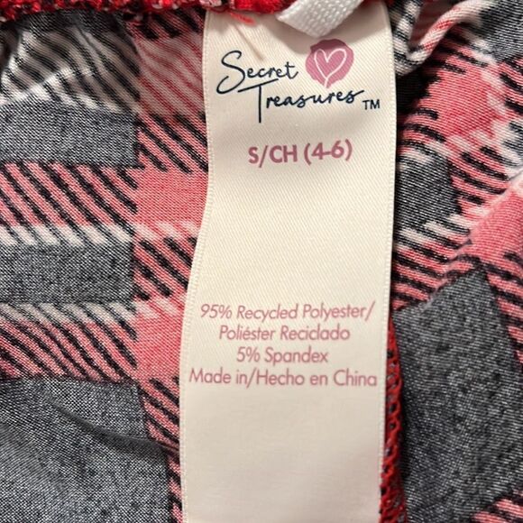 SECRET TREASURES NWOT SIZE SMALL 4-6 JOGGER STYLE PAJAMA SET - Picture 5 of 5